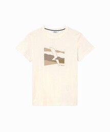 AIGLE | 吸水速乾 抗菌防臭 プリント半袖Tシャツ(Tシャツ/カットソー)