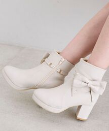 MAJESTIC LEGON | 3WAYビジューリボンブーツ(ブーツ)