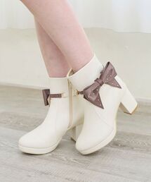 MAJESTIC LEGON | 3WAYビジューリボンブーツ(ブーツ)