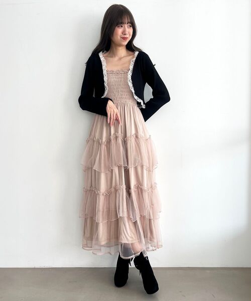 MAJESTIC LEGON（マジェスティックレゴン）の「3WAYビジューリボンブーツ（ブーツ・レディース・グレイッシュベージュ/ブラック/ブラック系その他/ホワイト系その他2/ホワイト系その他3・SMALL/MEDIUM/LARGE/X-LARGE）」の17枚目の写真