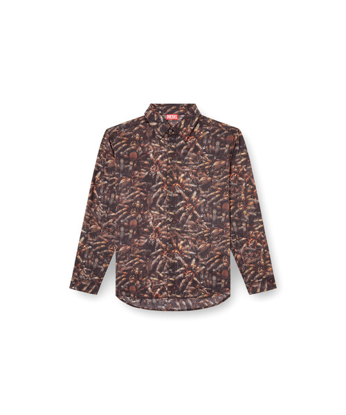 DIESEL（ディーゼル）の「メンズ 長袖シャツ S-SIMPLY-SPIDER-PJBK（シャツ/ブラウス・メンズ・ブラック系その他・46/44/48/50/52/54）」の4枚目の写真