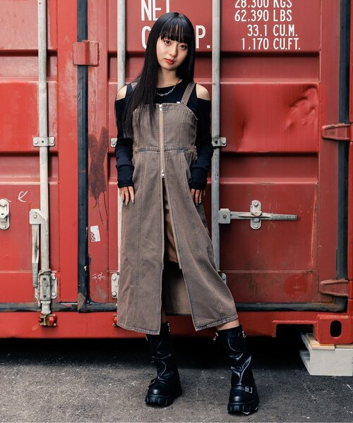 algy（アルジー）の「肩あきリブロンT（Tシャツ/カットソー・キッズ・アイボリー/ブラック/ブルー/エンジ・SMALL/X-SMALL/XX-SMALL/MEDIUM）」の19枚目の写真