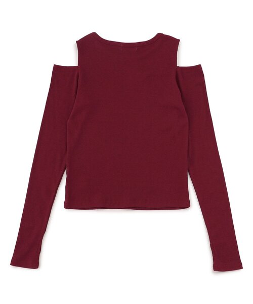 algy（アルジー）の「肩あきリブロンT（Tシャツ/カットソー・キッズ・アイボリー/ブラック/ブルー/エンジ・SMALL/X-SMALL/XX-SMALL/MEDIUM）」の10枚目の写真