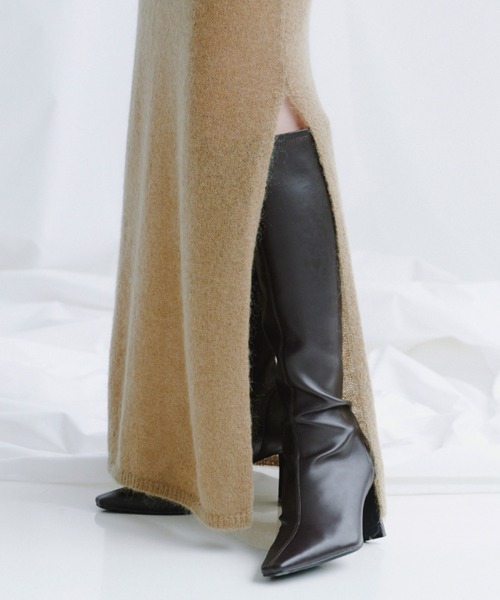 ストレッチロングブーツ（ブーツ）｜anuans（アニュアンス）の