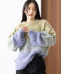 RAGEBLUE | グラデーションシャギーニット(ニット/セーター)