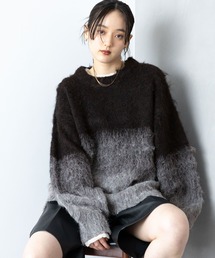 RAGEBLUE（レイジブルー）の「グラデーションシャギーニット（ニット/セーター）」