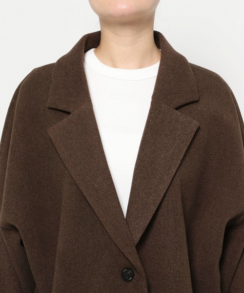 LOWRYS FARM（ローリーズファーム）の「Ｗフェイスユルジャケット　494124（その他アウター・レディース・チャコールグレー/ブラウン/アイボリー・FREE）」の8枚目の写真