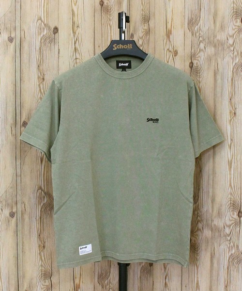 Schott(ショット)の「FOR WORKERS AND GENTLEMEN ALIKE T-SHIRT(Tシャツ/カットソー・メンズ・ホワイト/ブラック/オリーブ・M/L/XL/XXL)」の12枚目の写真
