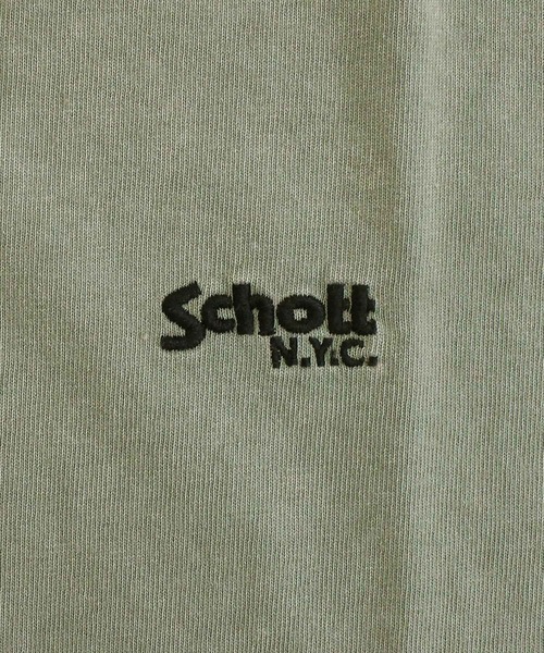 Schott(ショット)の「FOR WORKERS AND GENTLEMEN ALIKE T-SHIRT(Tシャツ/カットソー・メンズ・ホワイト/ブラック/オリーブ・M/L/XL/XXL)」の17枚目の写真
