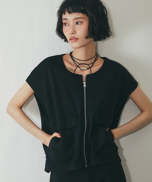 萠◆もゆる おしゃれなベスト 楽天市場】ベスト《全方向ストレッチ深Vネックベスト 全7色 2