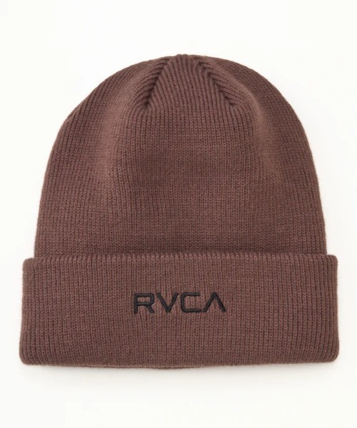 RVCA（ルーカ）の「RVCA/ルーカ ビーニー DOUBLE FACE BEANIE BF042-904（ニットキャップ/ビーニー・メンズ・ブラック/ブラウン/オフホワイト・FREE）」の3枚目の写真