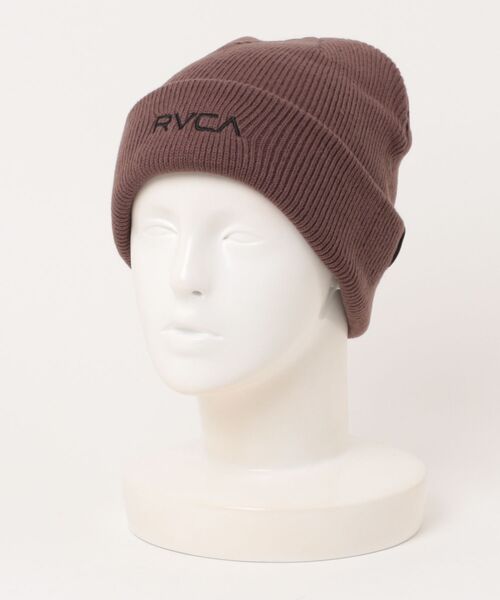 RVCA（ルーカ）の「RVCA/ルーカ ビーニー DOUBLE FACE BEANIE BF042-904（ニットキャップ/ビーニー・メンズ・ブラック/ブラウン/オフホワイト・FREE）」の10枚目の写真