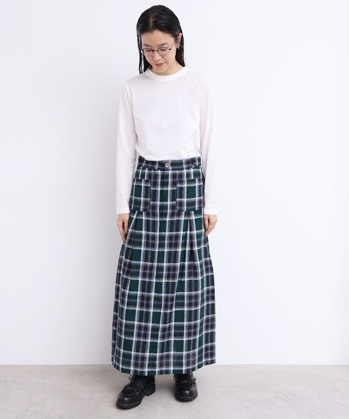 fig Ｌondon（フィグロンドン）の「_simple smooth long sleeve（Tシャツ/カットソー・レディース・ホワイト/ブラック・FREE）」の11枚目の写真