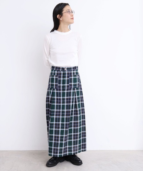 fig Ｌondon（フィグロンドン）の「_simple smooth long sleeve（Tシャツ/カットソー・レディース・ホワイト/ブラック・FREE）」の12枚目の写真