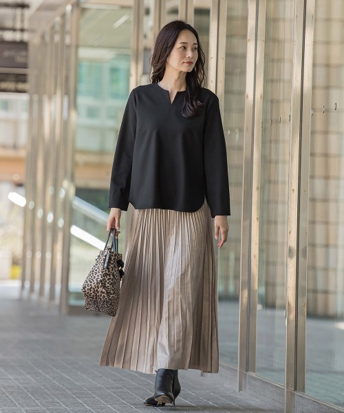LAUTREAMONT（ロートレアモン）の「【VIOLAd'ORO】ノットハンドルナイロントートS BIANCA / V-2252（トートバッグ・レディース・ブラウン系その他・FREE）」の15枚目の写真