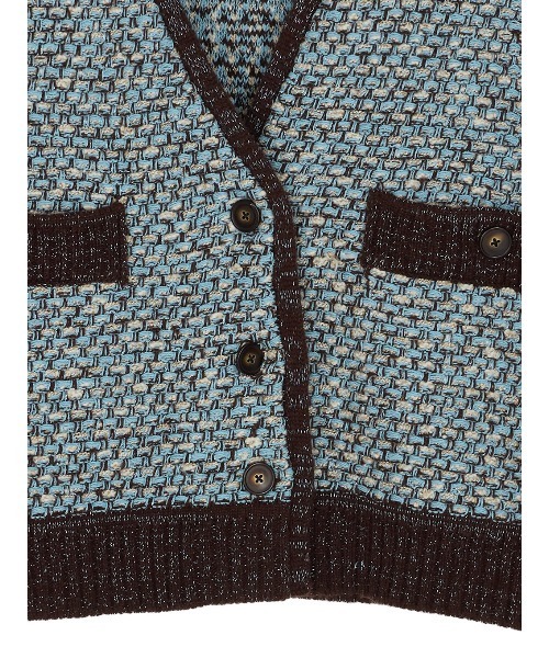 UND TWEED SHORT KNIT CARDIGAN（カーディガン/ボレロ）｜Ameri