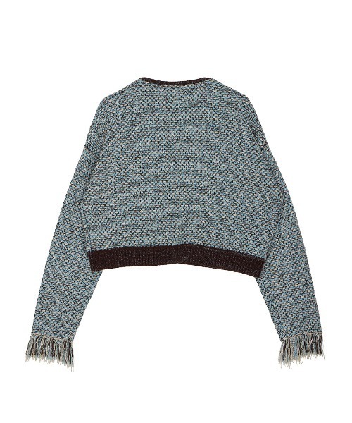 UND TWEED SHORT KNIT CARDIGAN