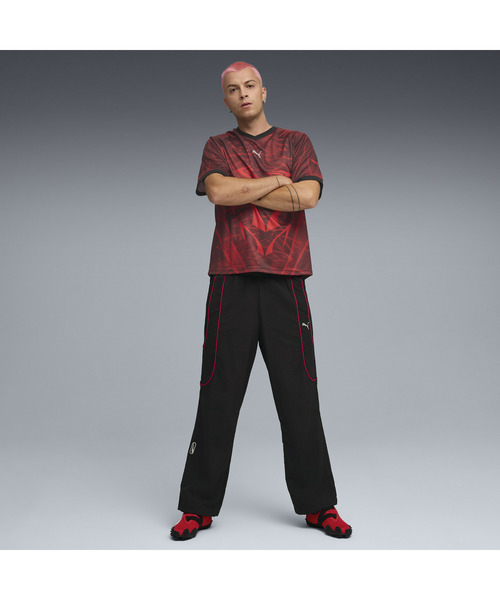 PUMA(プーマ)の「PUMA プーマ メンズ プーマテック-X トラック パンツ(その他パンツ・メンズ・ブラック×レッド/グレー×ホワイト/レッド・X-LARGE/SMALL/XX-LARGE/MEDIUM/LARGE)」の5枚目の写真