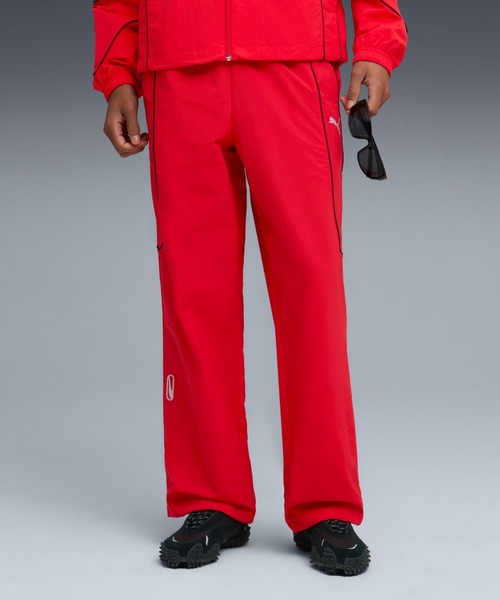 PUMA(プーマ)の「PUMA プーマ メンズ プーマテック-X トラック パンツ(その他パンツ・メンズ・ブラック×レッド/グレー×ホワイト/レッド・X-LARGE/SMALL/XX-LARGE/MEDIUM/LARGE)」の3枚目の写真