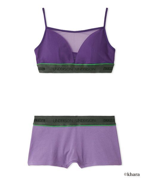 アンダーソンアンダーソン UNDERSON UNDERSON EVANGELION WOMENS ブラ×ショーツセット uuwgg255004 レディース インナー 下着 エヴァンゲリオン コラボ プレゼントにオススメ セール】【EVANGELION(エヴァンゲリオン)】<WOMENS>ブラ×ショーツ