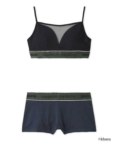 アンダーソンアンダーソン UNDERSON UNDERSON EVANGELION WOMENS ブラ×ショーツセット uuwgg255004 レディース インナー 下着 エヴァンゲリオン コラボ プレゼントにオススメ セール】【EVANGELION(エヴァンゲリオン)】<WOMENS>ブラ×ショーツ
