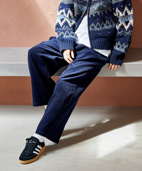 セール】コーデュロイ タックパンツ＜セットアップ対応＞（スラックス