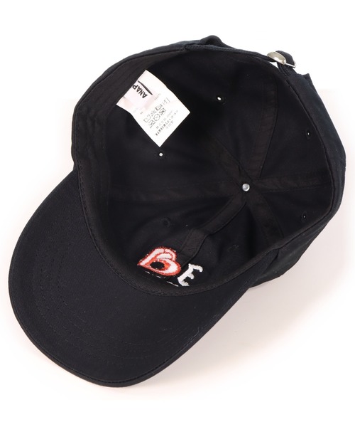 ANAP（アナップ）の「I LOVE anap 刺繍 CAP（キャップ・レディース・ブラック/ブラウン/ピンク・FREE）」の5枚目の写真