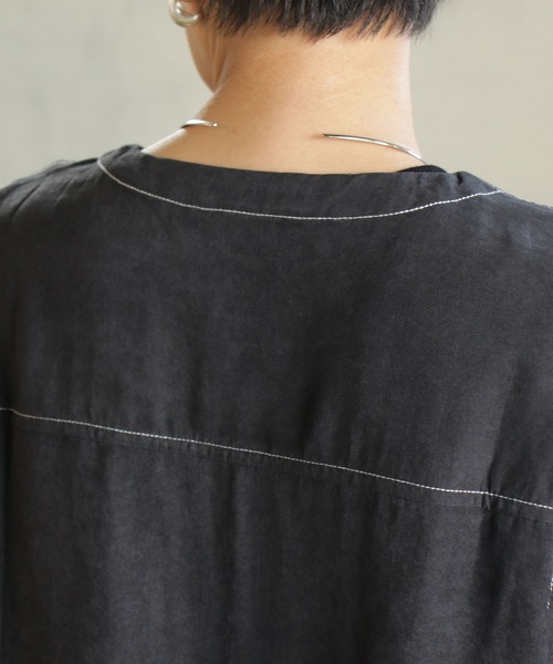 kese-moi（ケセモイ）の「バルーンステッチデザインベスト（ニット/セーター・レディース・ブラック・FREE）」の19枚目の写真