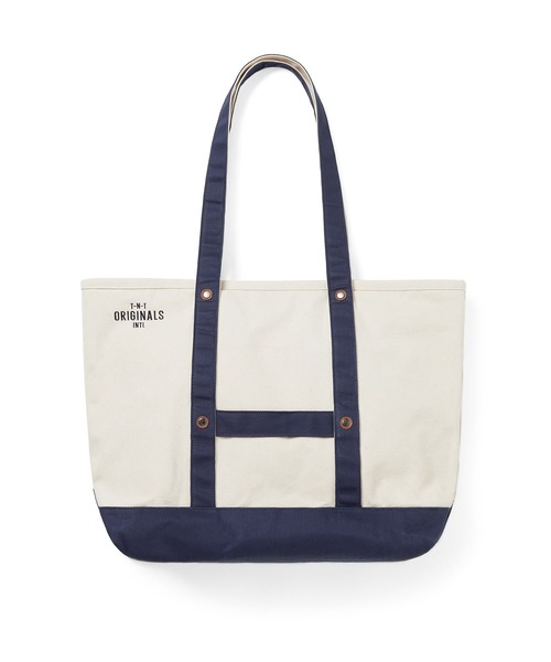 thisisneverthat（ディスイズネバーザット）の「Canvas Tote（トートバッグ・メンズ・アイボリー/オリーブ・FREE）」の4枚目の写真