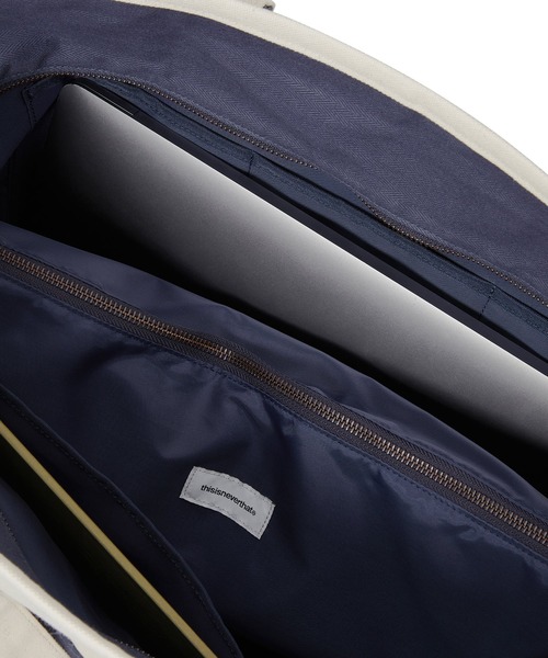 thisisneverthat（ディスイズネバーザット）の「Canvas Tote（トートバッグ・メンズ・アイボリー/オリーブ・FREE）」の10枚目の写真