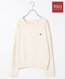 【POLO BCS(ポロ・ビーシーエス)】オフショルニット　595506