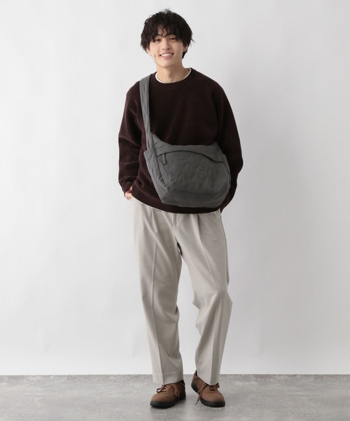 GLOBAL WORK(グローバルワーク)の「キルティングショルダー/598428(ショルダーバッグ・メンズ・ダークブラウン/チャコールグレー/ブルー/ブラック・FREE)」の5枚目の写真