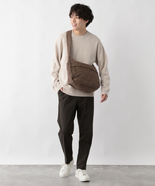 GLOBAL WORK(グローバルワーク)の「キルティングショルダー/598428(ショルダーバッグ・メンズ・ダークブラウン/チャコールグレー/ブルー/ブラック・FREE)」の13枚目の写真