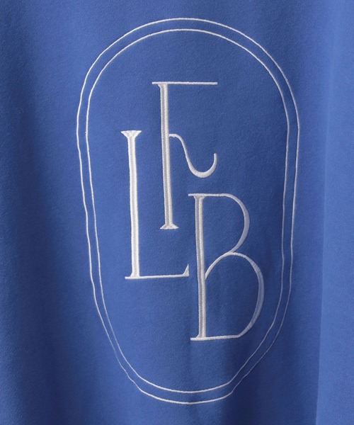 A part by（アパートバイ）の「【LA FINE BOUCHEコラボ】ロゴスウェット（スウェット・レディース・ボルドー/ライトグレー/ブルー・FREE）」の9枚目の写真