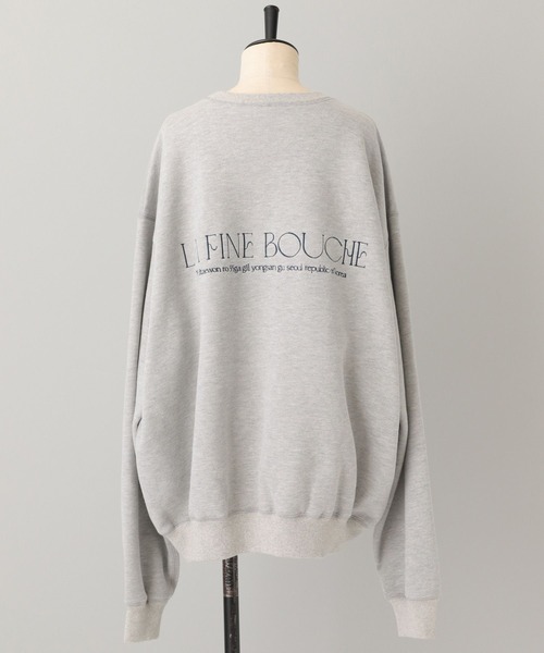 A part by（アパートバイ）の「【LA FINE BOUCHEコラボ】ロゴスウェット（スウェット・レディース・ボルドー/ライトグレー/ブルー・FREE）」の22枚目の写真