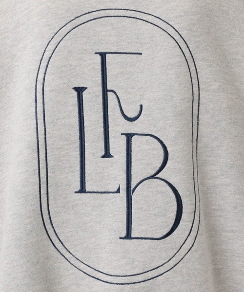 A part by（アパートバイ）の「【LA FINE BOUCHEコラボ】ロゴスウェット（スウェット・レディース・ボルドー/ライトグレー/ブルー・FREE）」の21枚目の写真