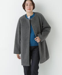 human woman｜ヒューマンウーマンのノーカラーコート通販 - ZOZOTOWN