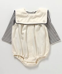 apres les cours | セーラー衿サロペット＋インナーセット(その他ベビーウェア)