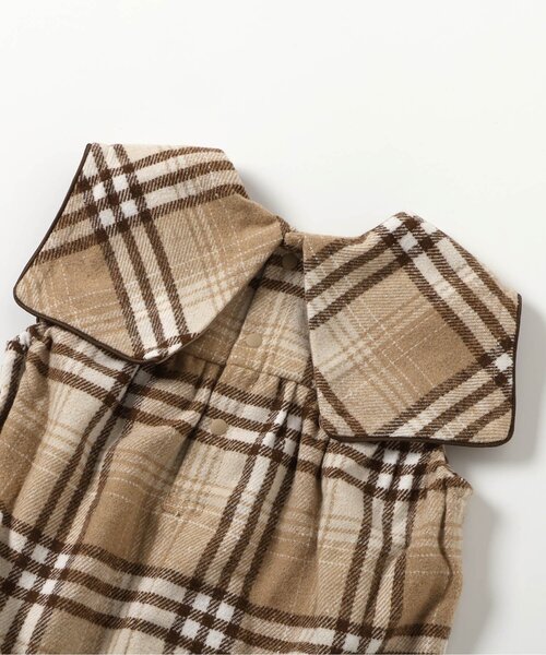 apres les cours(アプレレクール)の「セーラー衿サロペット+インナーセット(その他ベビーウェア・キッズ・アイボリー/ブラウン・70/80)」の11枚目の写真