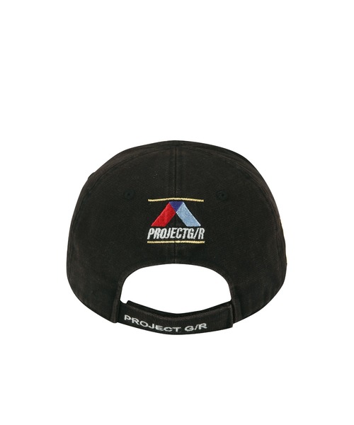 PROJECT GR(プロジェクトジーアール)の「DECONSTRUCTED CAP(キャップ・メンズ・ブラック・OS)」の5枚目の写真