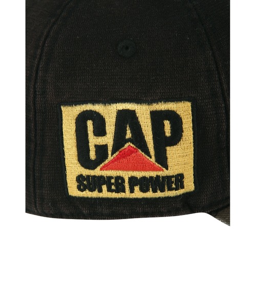 PROJECT GR(プロジェクトジーアール)の「DECONSTRUCTED CAP(キャップ・メンズ・ブラック・OS)」の2枚目の写真