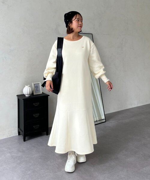 希少✨️JUNYA WATANABE ボディフィットスウェットワンピース RODEO CROWNS WIDE BOWL | デニムドッキングスウェットワンピース