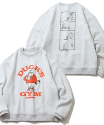 【DUCKSTER/ダックスター】 ボア リバーシブル クルーネック スウェット トレーナー