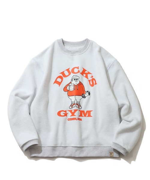 CORPUS　SELECT（コーパストーキョー）の「【DUCKSTER/ダックスター】 ボア リバーシブル クルーネック スウェット トレーナー（スウェット・メンズ・アッシュグレー/ブラック/ダークブルー・M/L/XL）」の11枚目の写真