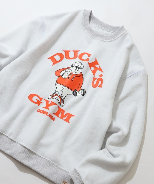 CORPUS　SELECT（コーパストーキョー）の「【DUCKSTER/ダックスター】 ボア リバーシブル クルーネック スウェット トレーナー（スウェット・メンズ・アッシュグレー/ブラック/ダークブルー・M/L/XL）」の20枚目の写真
