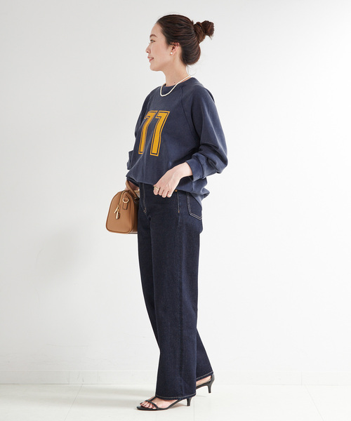 B.C STOCK(ベーセーストック)の「ウォッシャブル / DU JOUR/デュ ジュール NEW M-RISE TAPER JEAN(その他パンツ・レディース・ブルー系その他/ネイビー・36/38)」の5枚目の写真