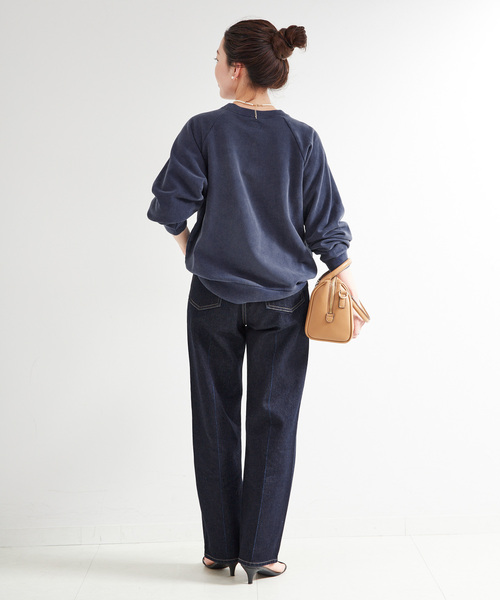 B.C STOCK(ベーセーストック)の「ウォッシャブル / DU JOUR/デュ ジュール NEW M-RISE TAPER JEAN(その他パンツ・レディース・ブルー系その他/ネイビー・36/38)」の6枚目の写真