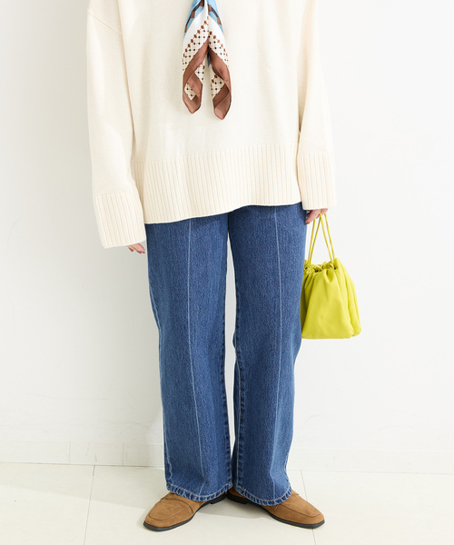 B.C STOCK(ベーセーストック)の「ウォッシャブル / DU JOUR/デュ ジュール NEW M-RISE TAPER JEAN(その他パンツ・レディース・ブルー系その他/ネイビー・36/38)」の15枚目の写真