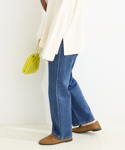 B.C STOCK(ベーセーストック)の「ウォッシャブル / DU JOUR/デュ ジュール NEW M-RISE TAPER JEAN(その他パンツ・レディース・ブルー系その他/ネイビー・36/38)」の17枚目の写真