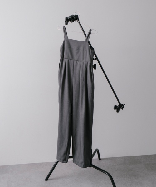 DRWCYS（ドロシーズ）の「タックワイドロンパース（サロペット/オーバーオール・レディース・ブラック/グレー・FREE）」の18枚目の写真